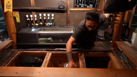 福岡 人気屋台「屋台けいじ」片付けから営業を終えるまでに密着!Fukuoka Japan Street food stall Yatai Keiji Cleaning up after closing