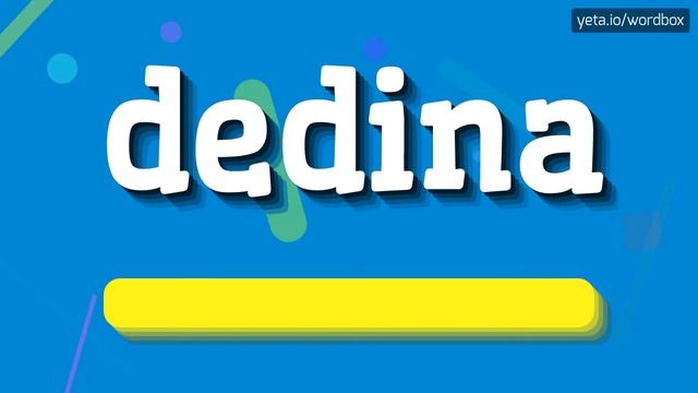 DEDINA - HOW TO PRONOUNCE IT? #dedina смотреть онлайн