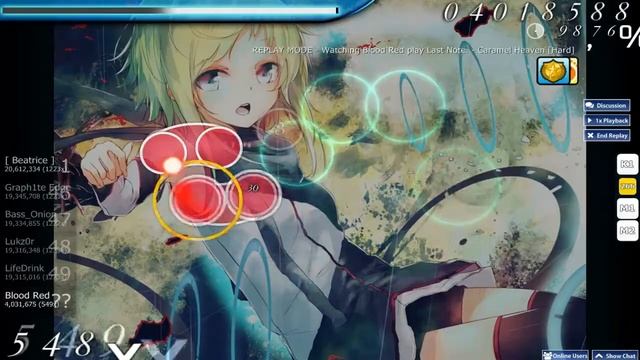 Lets Osu Ranking Jagd Last Note. - Caramel Heaven Hard