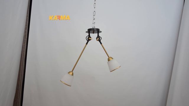 Karma Pendant Lighting Clear Chandelier with Glass Shade Adjustable Hanging Lights