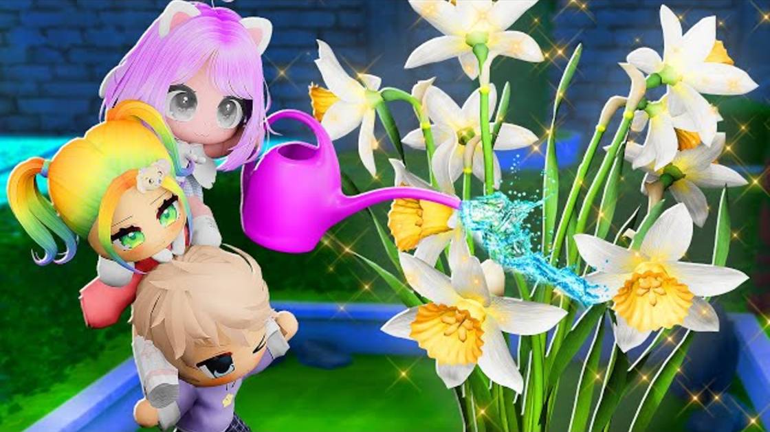 ВЫРАЩИВАЕМ ЦВЕТОЧКИ! (а сами не выросли)  Roblox Flower Simulator