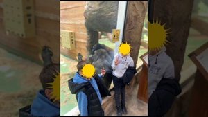 Видео от нашей подписчицы Кадрии))) В Казанском зоопарке)))...