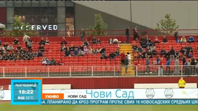 Nevreme prekinulo polufinale Kupa u Novom Sadu, Zvezda vodi u Bačkoj Topoli смотреть онлайн