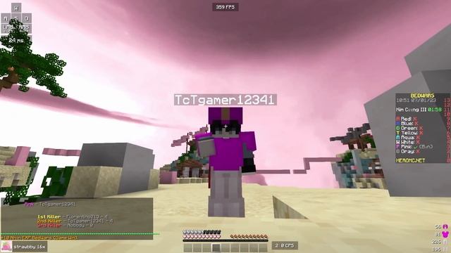 Top 2 Best Pink Texture Pack 16x [Boots FPS] | Bedwars HEROMC.NET смотреть онлайн