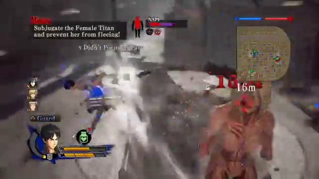 Lets Play Attack On Titan Part 18 - The Final Battle With The Female Titan смотреть онлайн