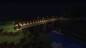 Строительство моста в Майнкрафт
