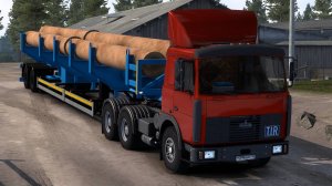 215 / ETS 2 1.53 / Русская сборка / МАЗ 6422 / Алтай дальнобой.