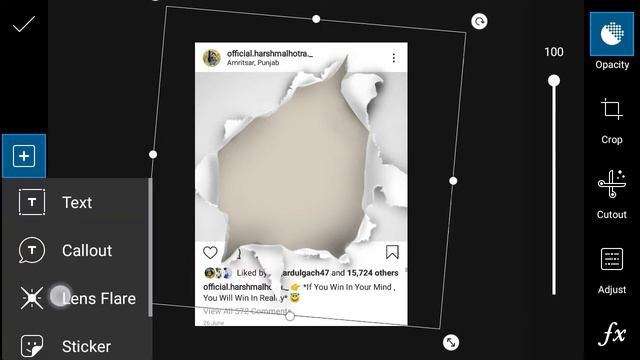 3D PAGE CRACK - Instagram viral photo editing // Picarts Tutorial // PKE.......... смотреть онлайн