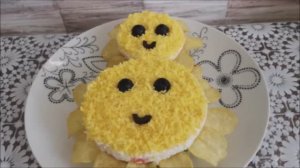 Салат на 8 марта СМАЙЛИК. Слоеный салат на праздничный стол, праздник