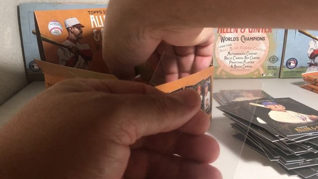 2021 Topps Baseball Cards Opening Series #35 - Online Exclusive Box #1 of 2021 Allen & Ginter X смотреть онлайн