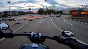 Вечерняя поездка на Harley-Davidson Breakout. От первого лица.