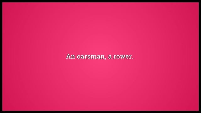 Oar Meaning смотреть онлайн