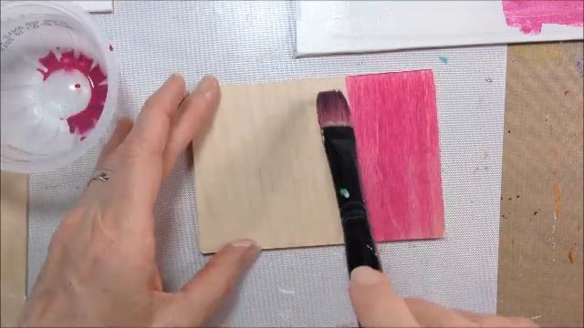 Marabu demo Acryl Mousse -white & Art Spray-raspberry смотреть онлайн