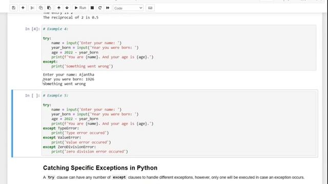 Data Analysis from Scratch 2024 - Day 8 on Exception Handling using Python смотреть онлайн