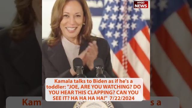 Kamala: "JOE, I KNOW YOU'RE STILL ON THE CALL!"; Greeting Israeli PM Benjamin Netanyahu?