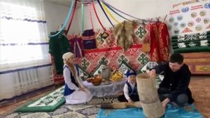 А.Жұмағалиев атындағы мектеп-бөбекжай-балабақша кешені.Тақырыбы:Шебер әке,өнерлі ана,еңбекқор бала.