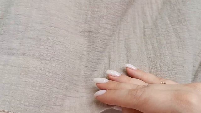 Костюмный лен хлопок Коста-Верде бежевый смотреть онлайн