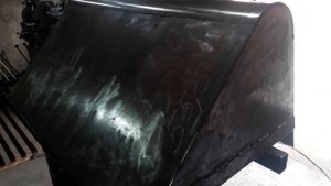 #62#Мини погрузчик своими руками, размеры ковша.