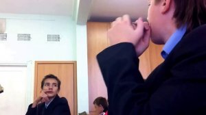 Школьник соснул на уроке