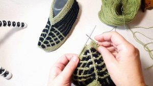 Следки в полосочку.