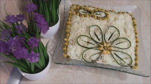 салат ПРАЗДНИЧНЫЙ |салат на 8 марта| салат на праздничный стол | salad recipe