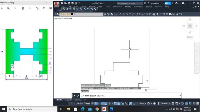 Exercise 4 AutoCAD Practice Tutorial Module for #beginners1 #autocad #tutorialBasic to Advance Leve