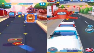Talking Tom Hero Dash vs Super Wings : Jett Run Android Gameplay BVGCBCGG