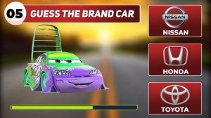 Guess The Car Brand of The "Cars" Character | Car Quiz