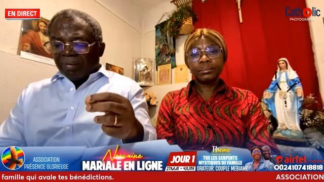 NEUVAINE MARIALE EN LIGNE : JOUR1 смотреть онлайн