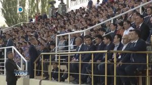 Иштироки чаноби оли Эмомали Рахмон дар чашни Наврузи шахри Панчакент. | 2022