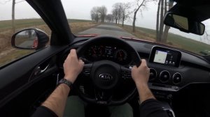 Kia Stinger Gt Line POV Test Drive