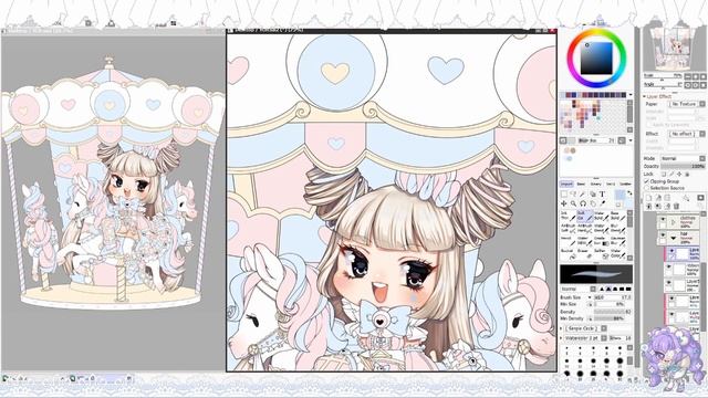 Speedpaint SAI2Carousel of Dreams