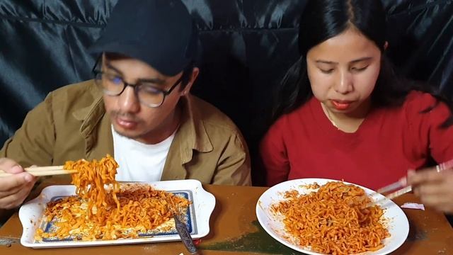 SPICY RAMEN NOODLES CHALLENGE | WINNER WILL GET RS 5000 😂 | MUKBANG |BUTWAL