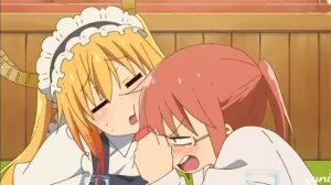 аниме горничная- дракон