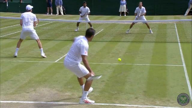 2014 Day 10 Highlights PaesStepanek vs NestorZimonjic Quarter-Final