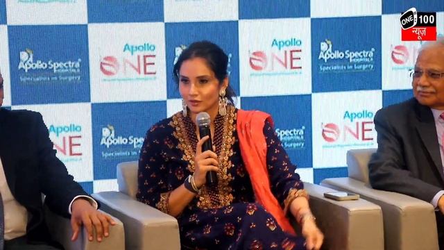 Sania Mirza shares her struggle story during Knee Injury at the launch of Apollo Spectra in Delhi