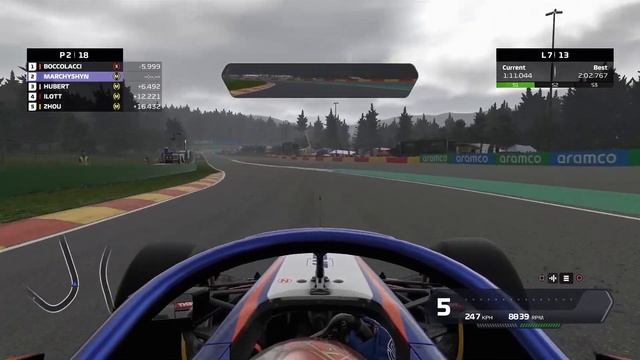 F1 2020 Career:E8 Feature Race - Stupid SPA penalties смотреть онлайн