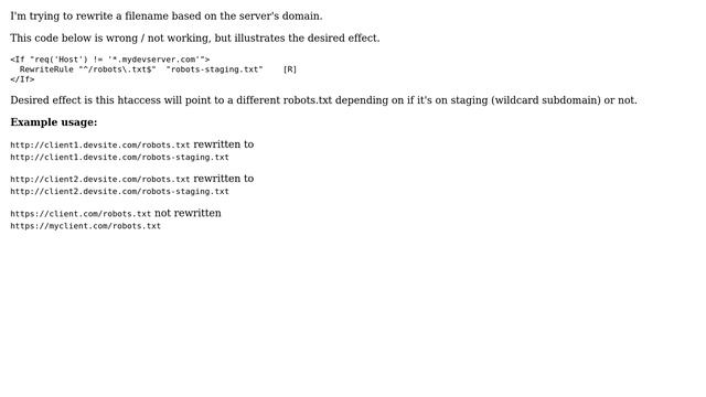 Rewrite robots.txt based on host with htaccess (2 Solutions!!) смотреть онлайн
