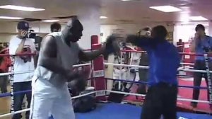 Joshua Clottey Media Workout in prep for Miguel Cotto 06_10_