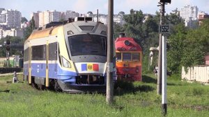 Дизель-поезда Д1-706+798 и Д1М-004 / D1-706+798 and D1M-004 DMU's