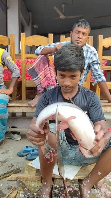 Amazing Pangas Fish Cutting Skill shorts ffbd fish_cutting_bd