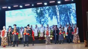 Казачий хор ЦК "Родина", анс. «Звонница», анс. "Зарница" (г. Анапа) - "За Отечество, за веру!"