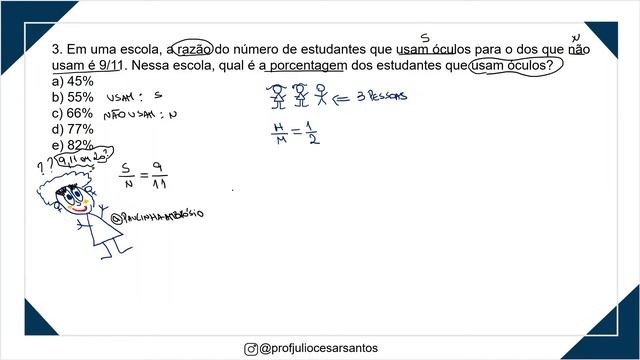 Matemática - Banco do Brasil - Razão e Proporção