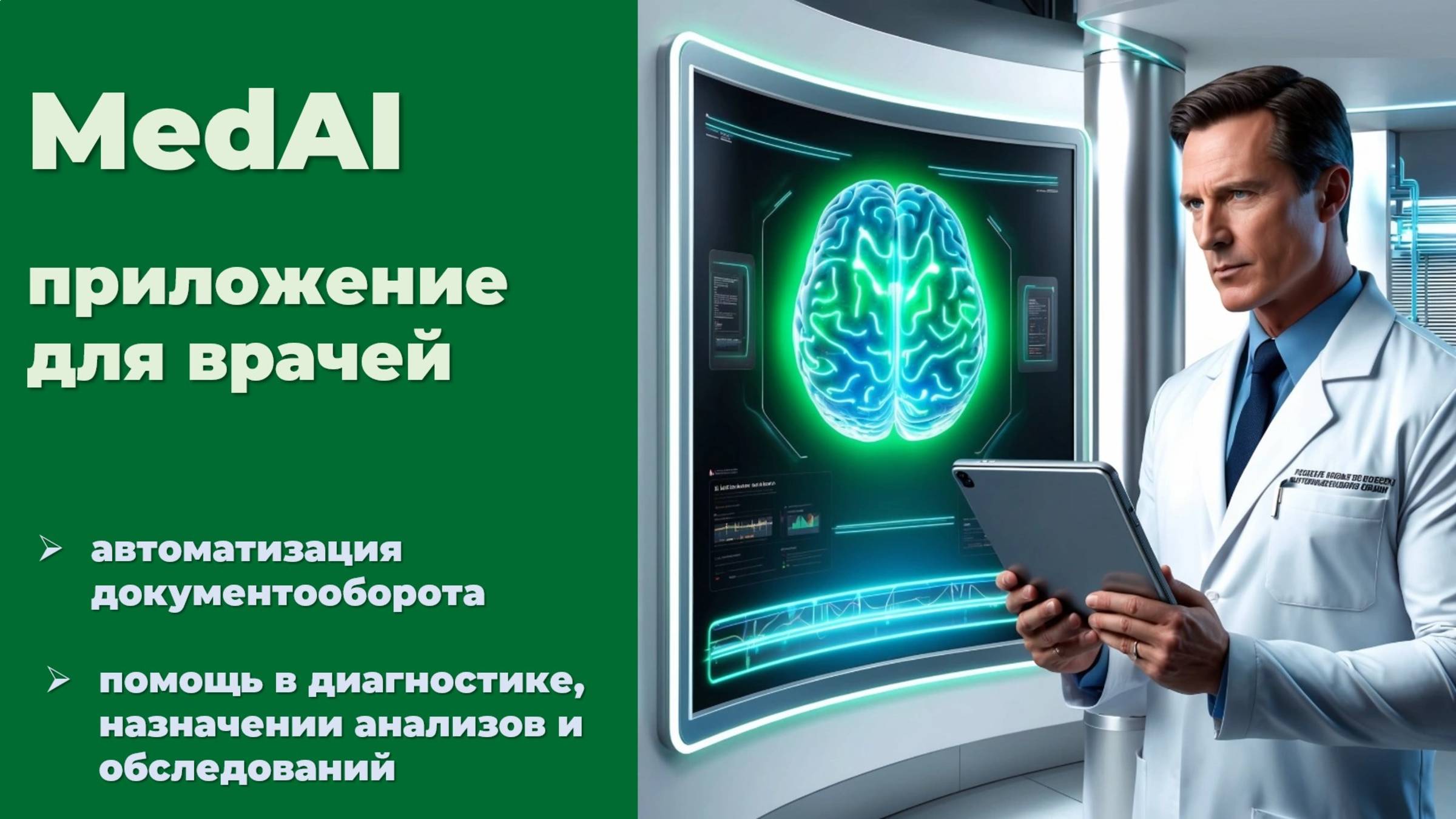 MedAI - приложение для врачей: диагностика, назначение анализов (искусственный интеллект в медицине)