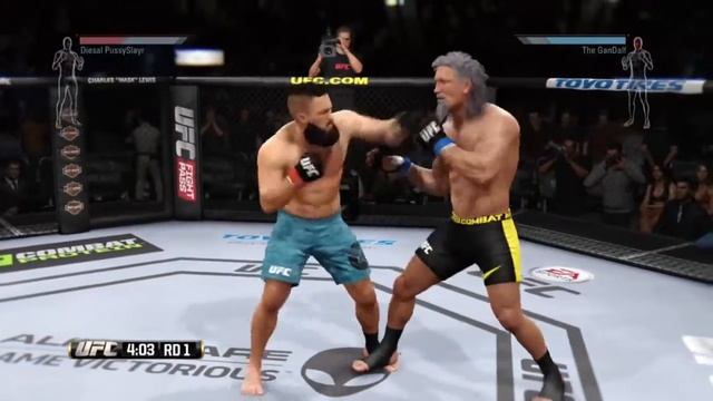EA Ufc Custom Characters Diesal Vs Gandalf смотреть онлайн
