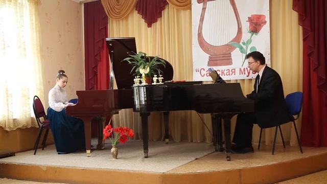 Д. Шостакович. Концертино для двух фортепиано. Тарасова Злата конц. Котов В.Д.  Сакская муза 2018