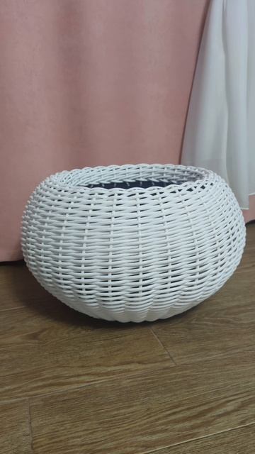 Плетение из ротанга- Снеговик