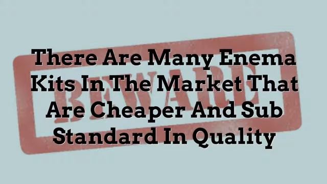 Complete Enema Kit Solution With Organic Coffee смотреть онлайн