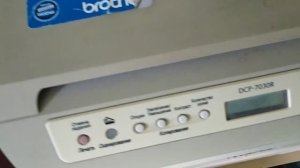 Многофункциональное устройство DCP-7030R. Полосит принтер. Чистка фото барабана