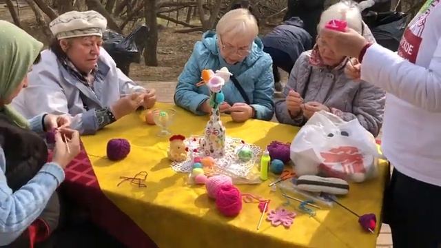 Субботник в районе Орехово-Борисово Южное, 20.04. 2019 смотреть онлайн